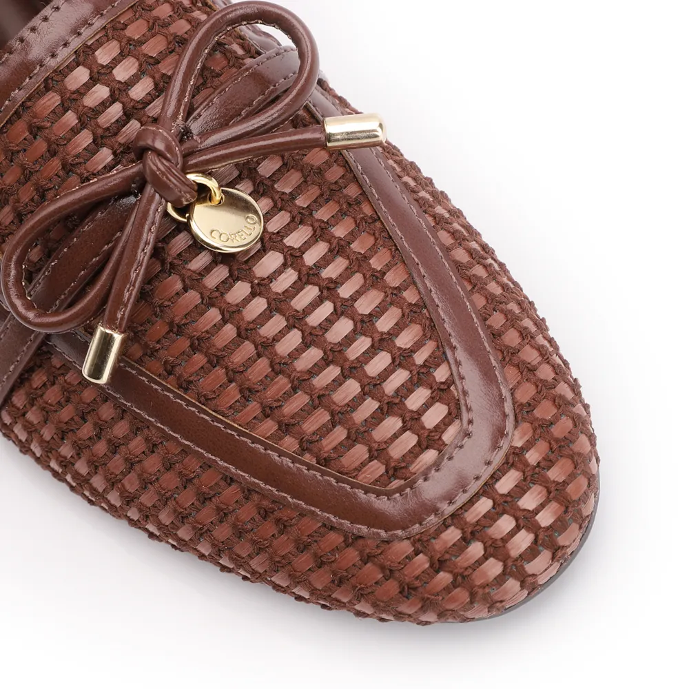 Mocassim Marrom Alt Tramado Laço - imagem 7