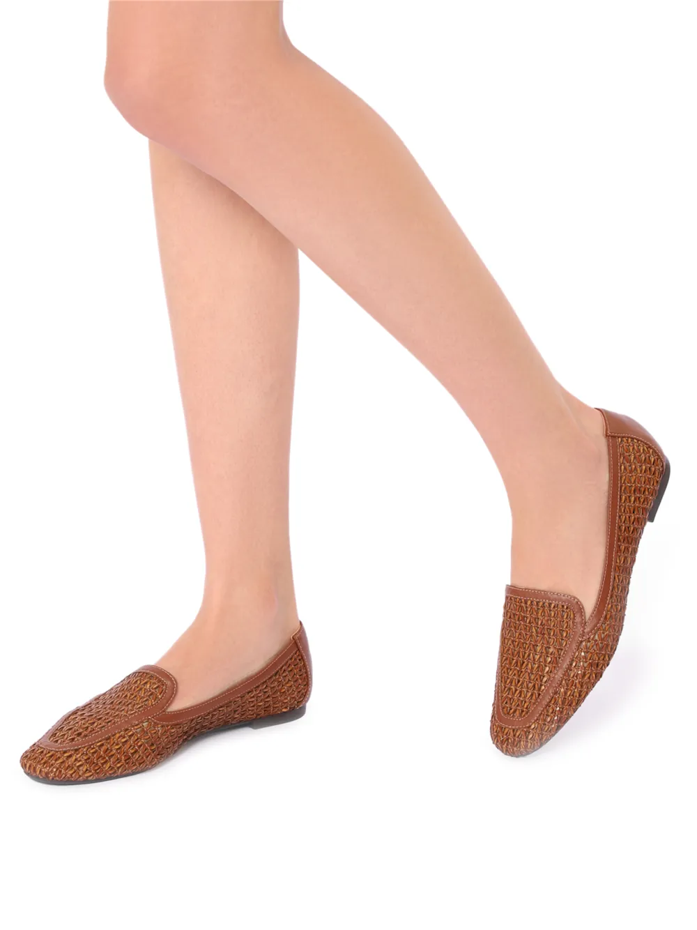 Mocassim Marrom Claro Alt Tramado - imagem 2