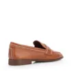 Mocassim Marrom Claro Couro Antique Pesponto Bico Fino - imagem 3