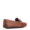 Mocassim Marrom Couro Antique Tira Trançada Pespontos - imagem 4