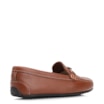 Mocassim Marrom Couro Antique Tira Trançada Pespontos - imagem 4