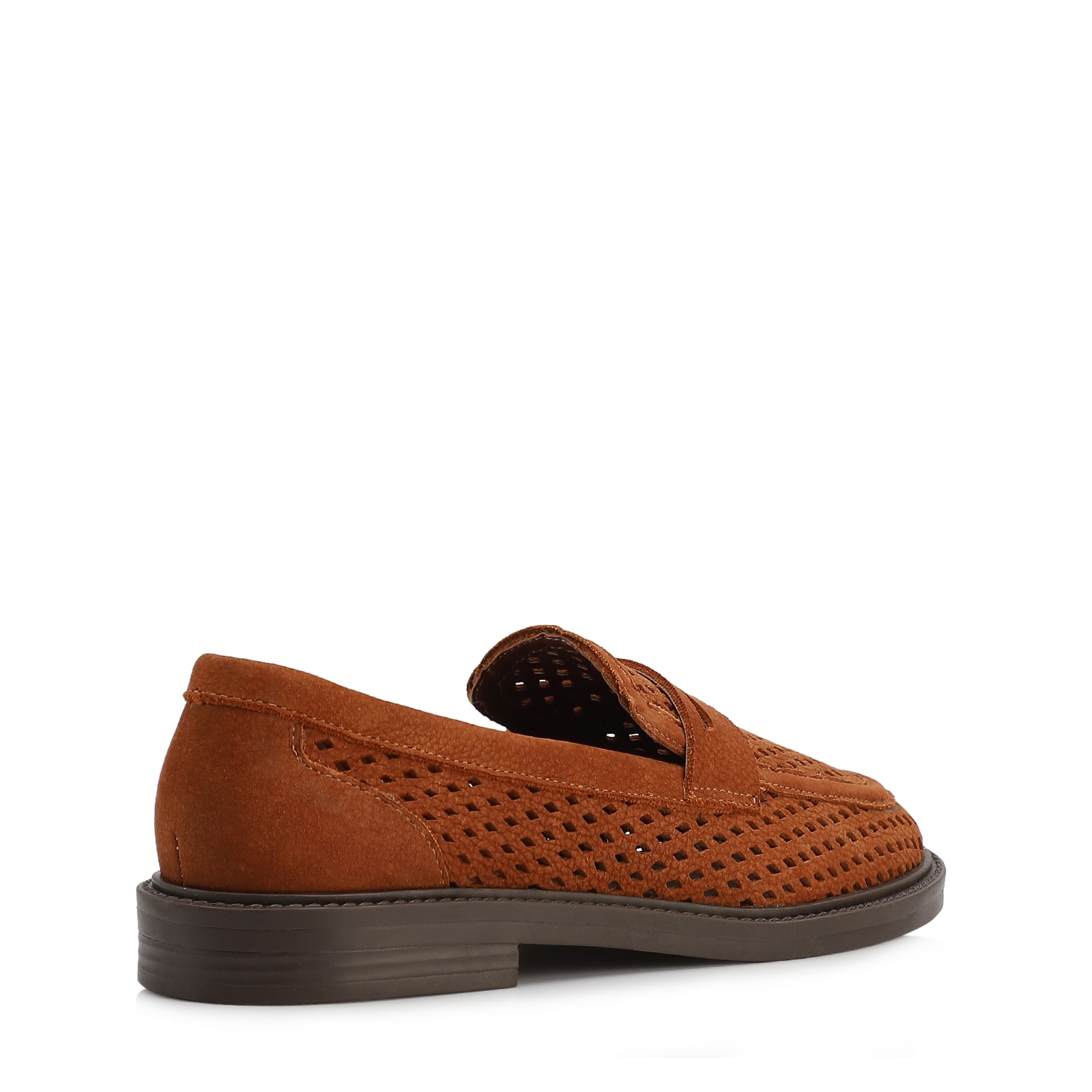 Mocassim Marrom Couro Nobuck Floater Perfuros