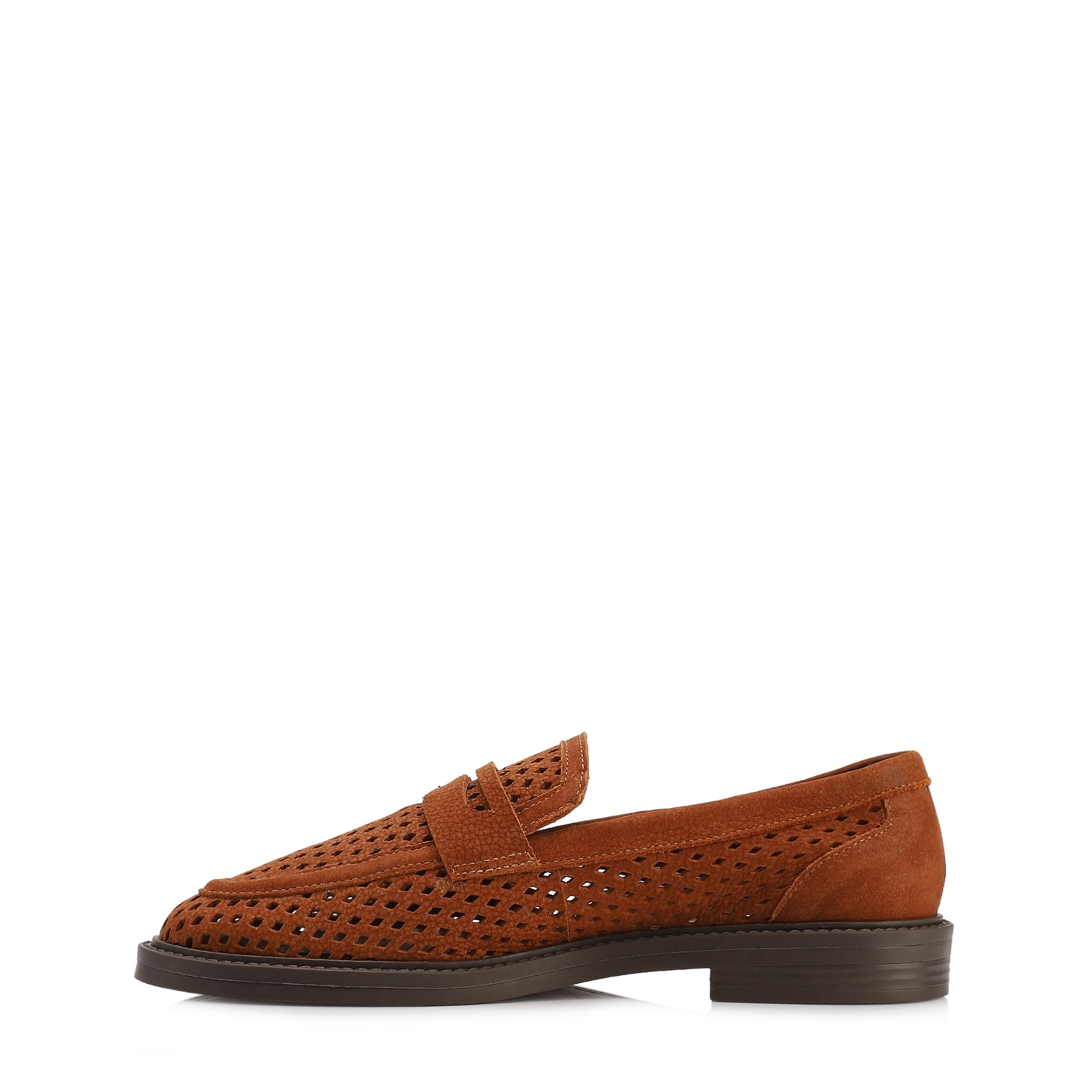 Mocassim Marrom Couro Nobuck Floater Perfuros