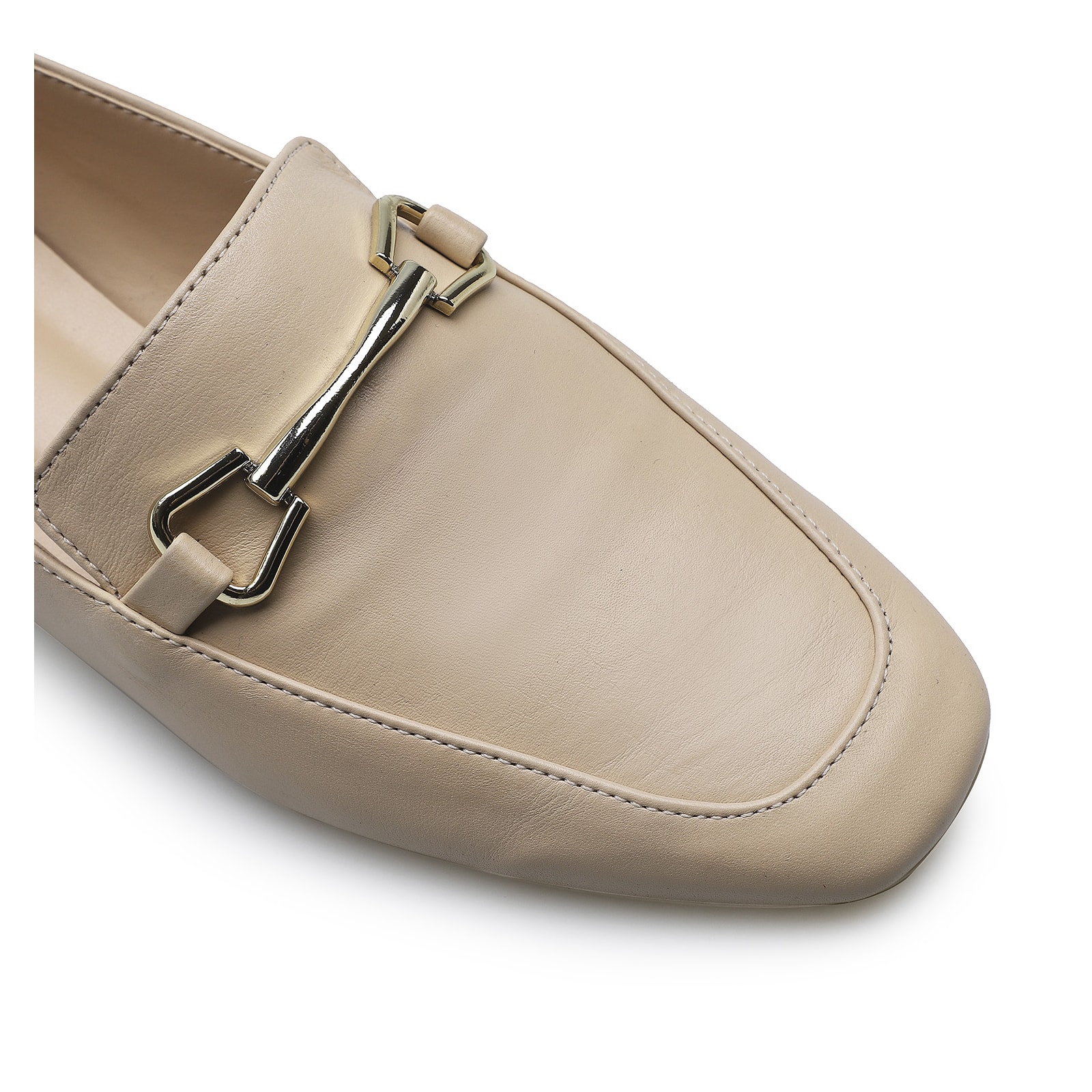 Mocassim Mercy Couro Bege
