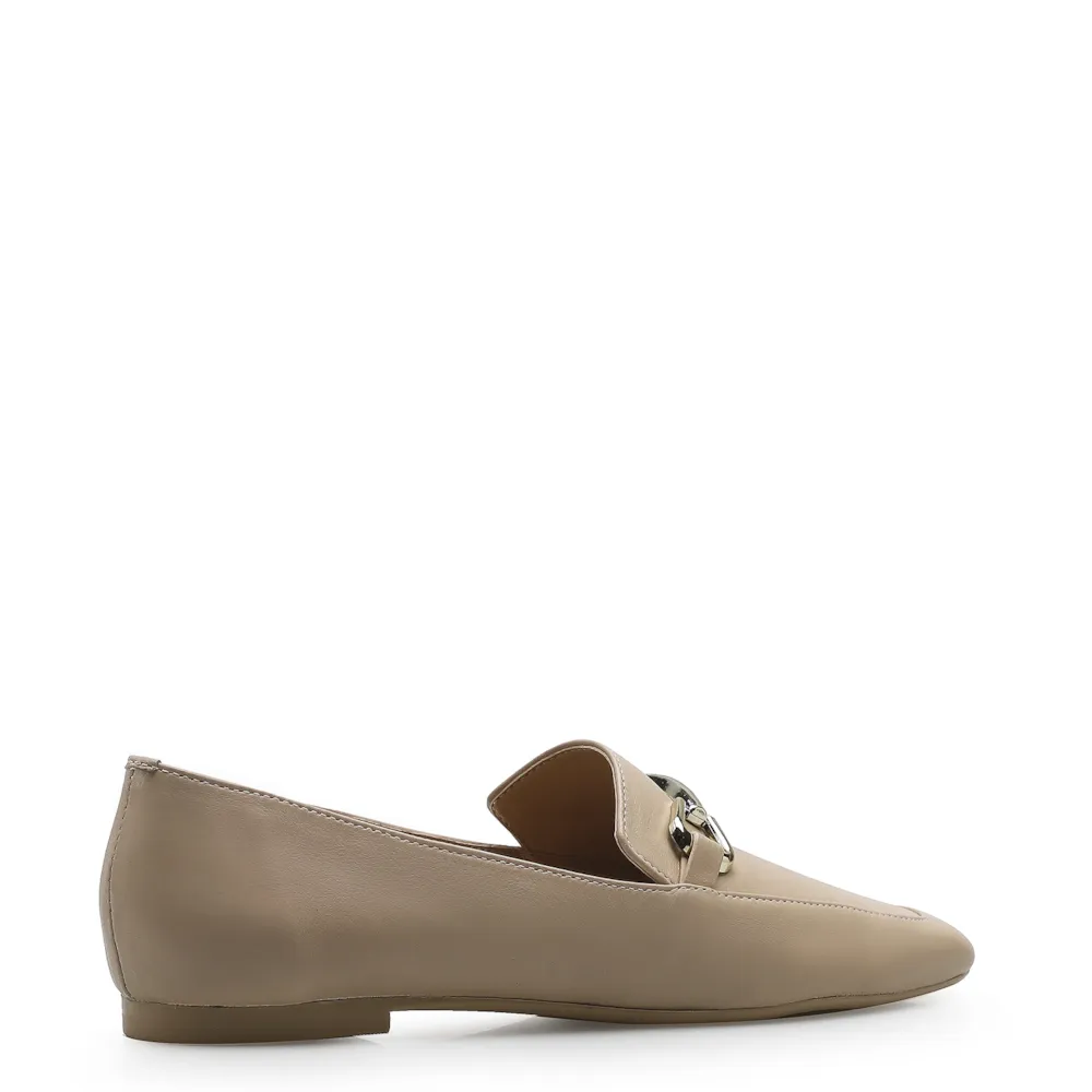 Mocassim Mercy Couro Bege - imagem 3