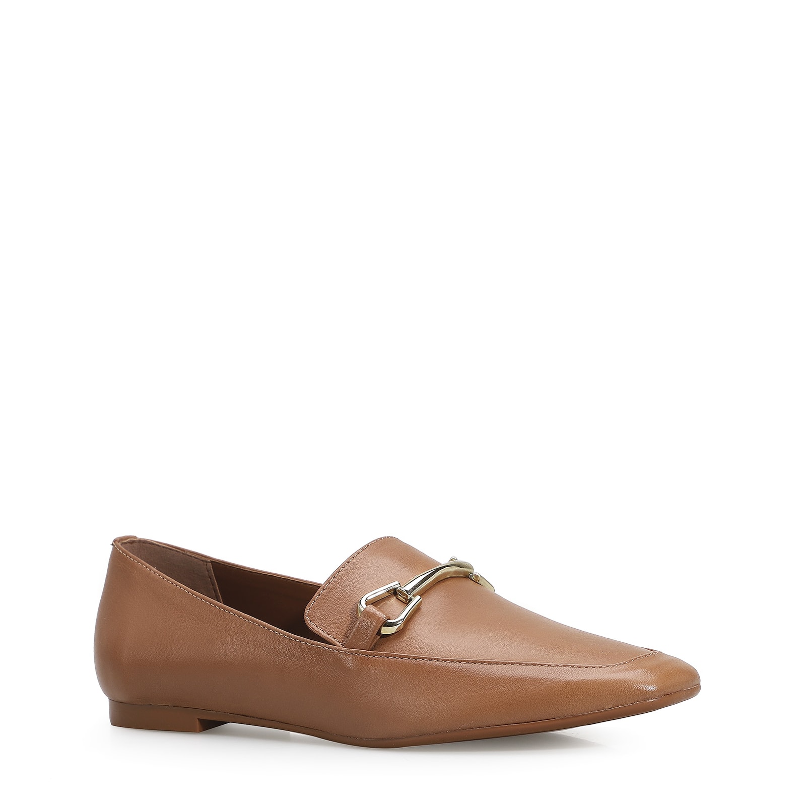 Mocassim Mercy Couro Caramelo