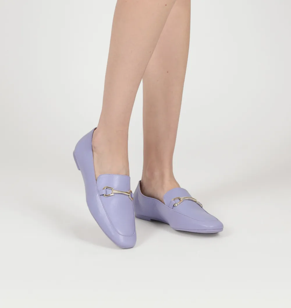 Mocassim Mercy Couro Lilás - imagem 2