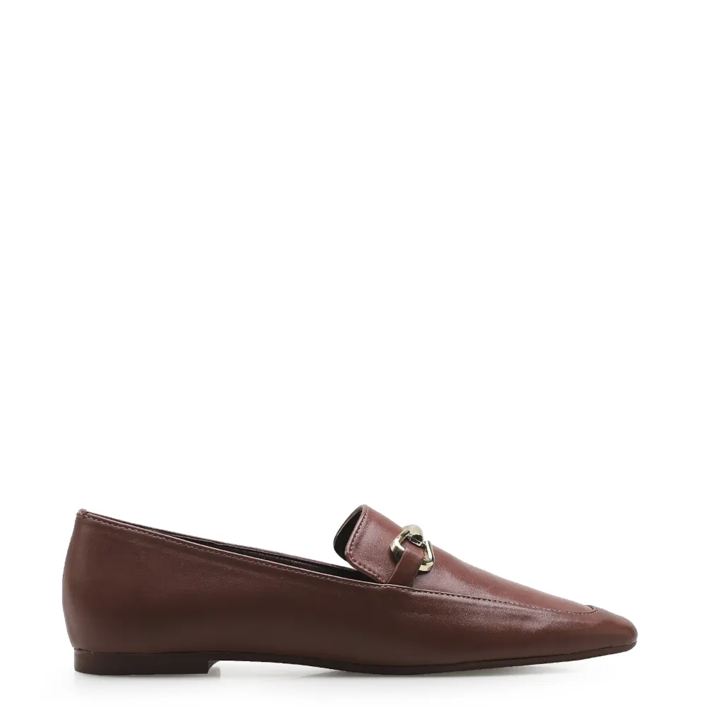 Mocassim Mercy Couro Marrom - imagem 2