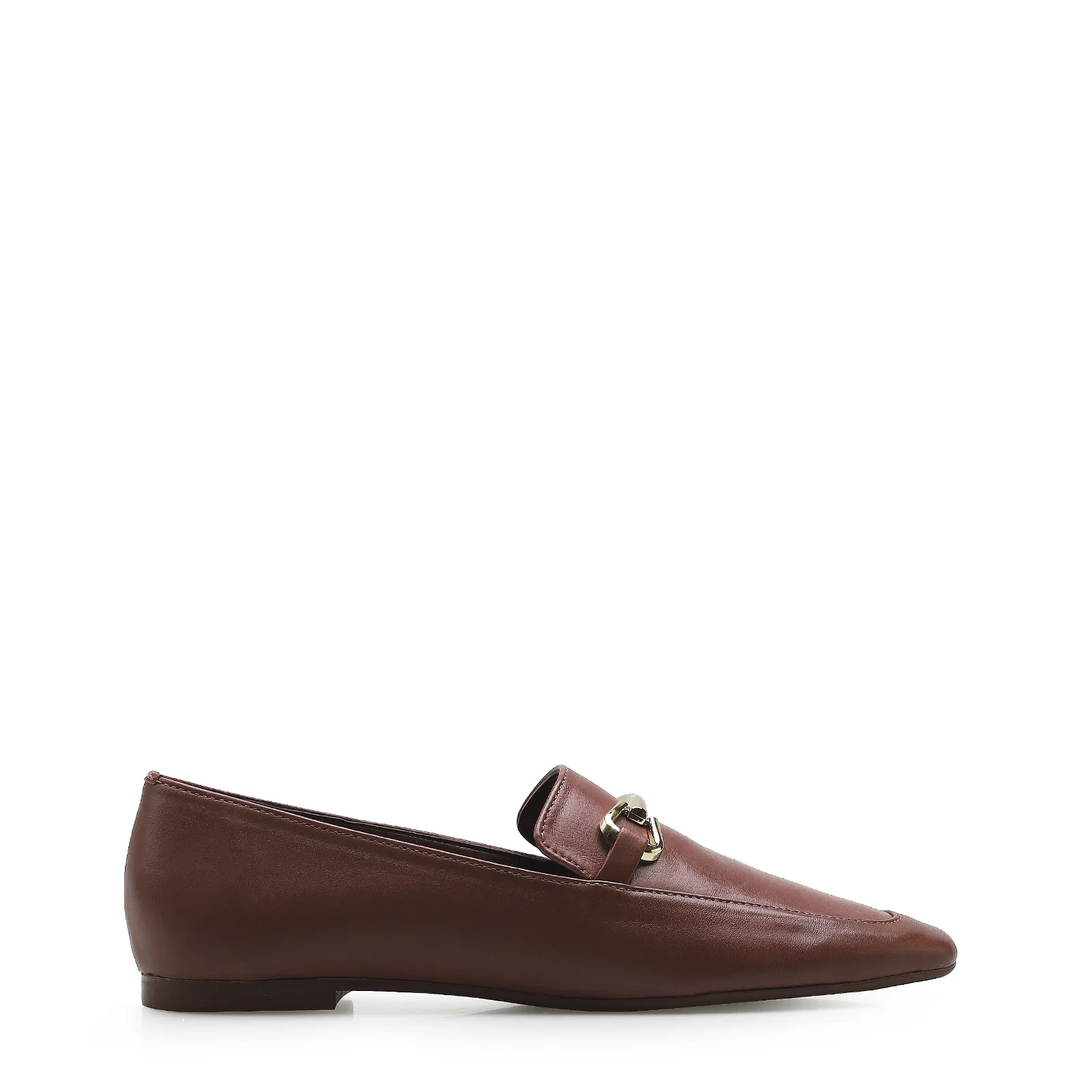 Mocassim Mercy Couro Marrom