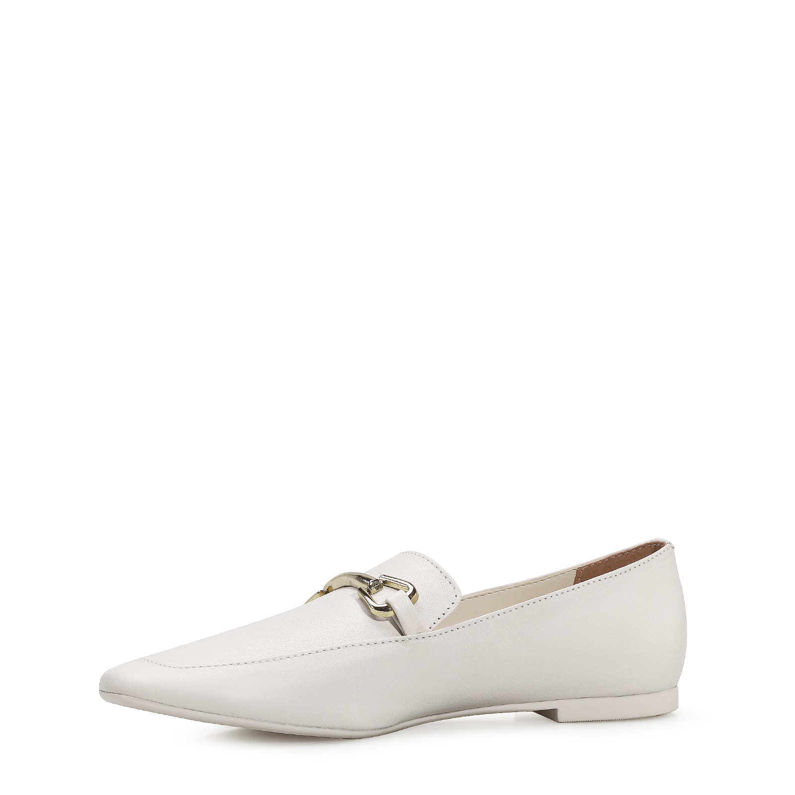 Mocassim Mercy Couro Off White