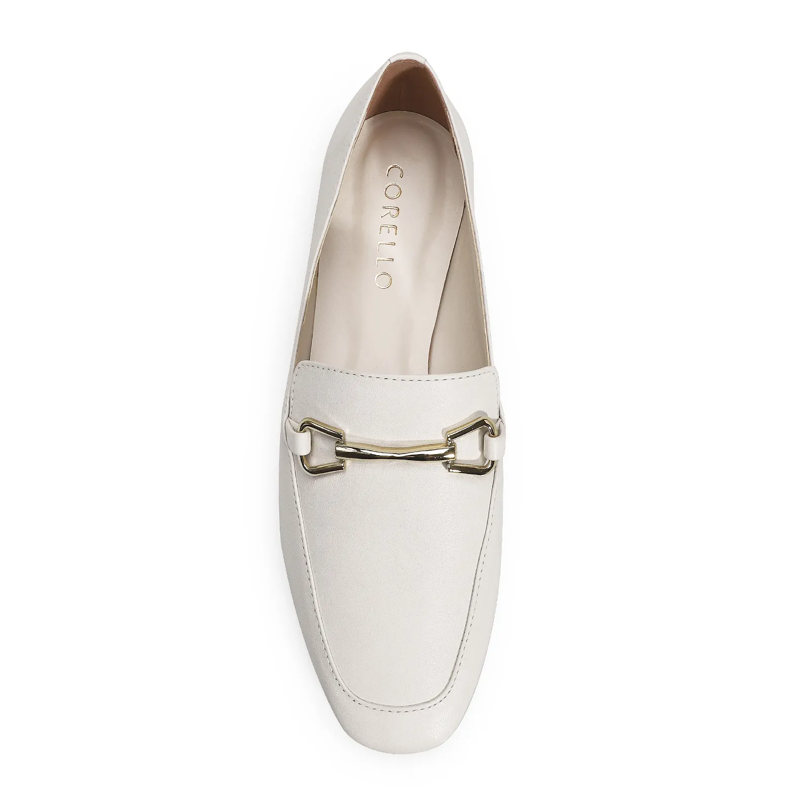 Mocassim Mercy Couro Off White
