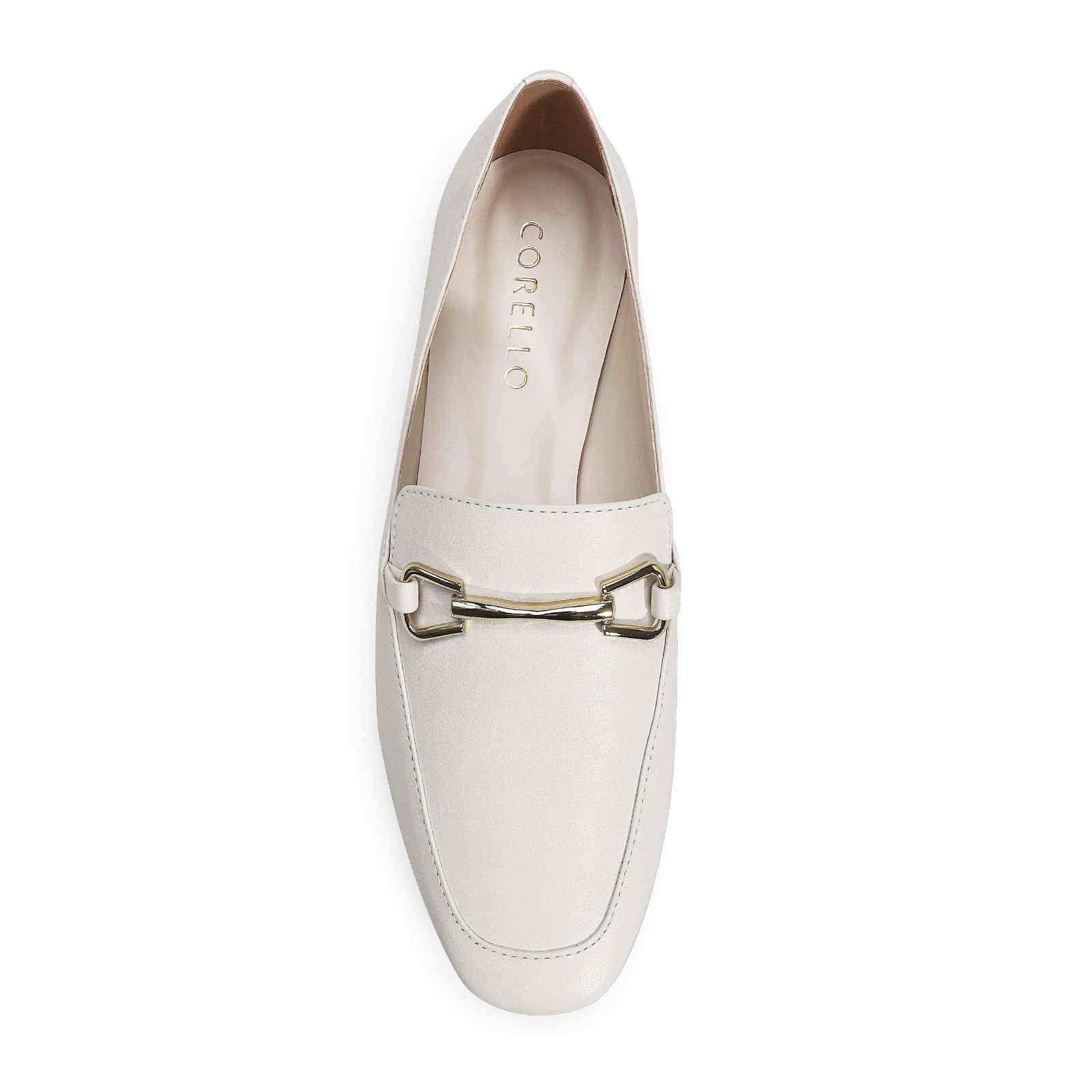 Mocassim Mercy Couro Off White
