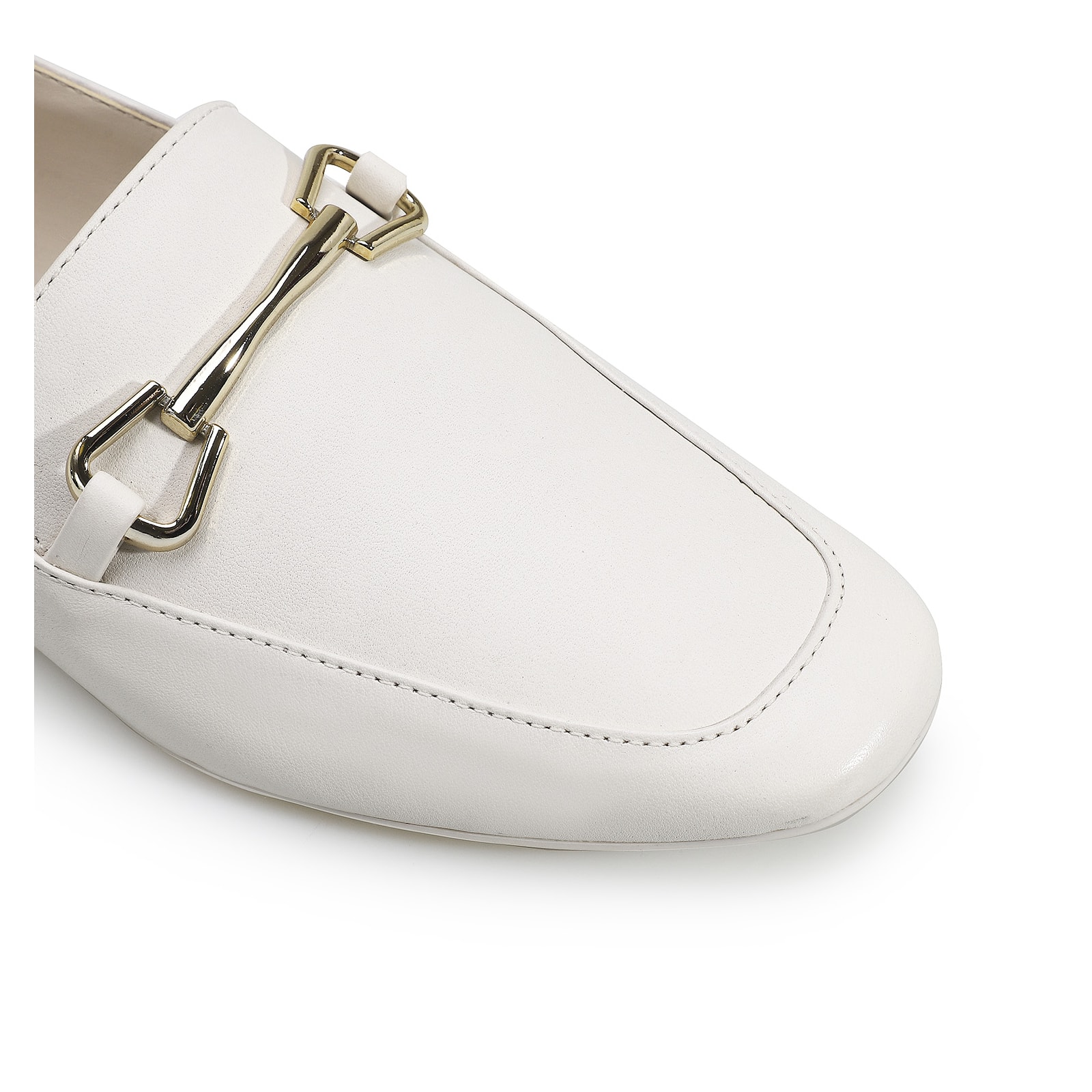 Mocassim Mercy Couro Off White