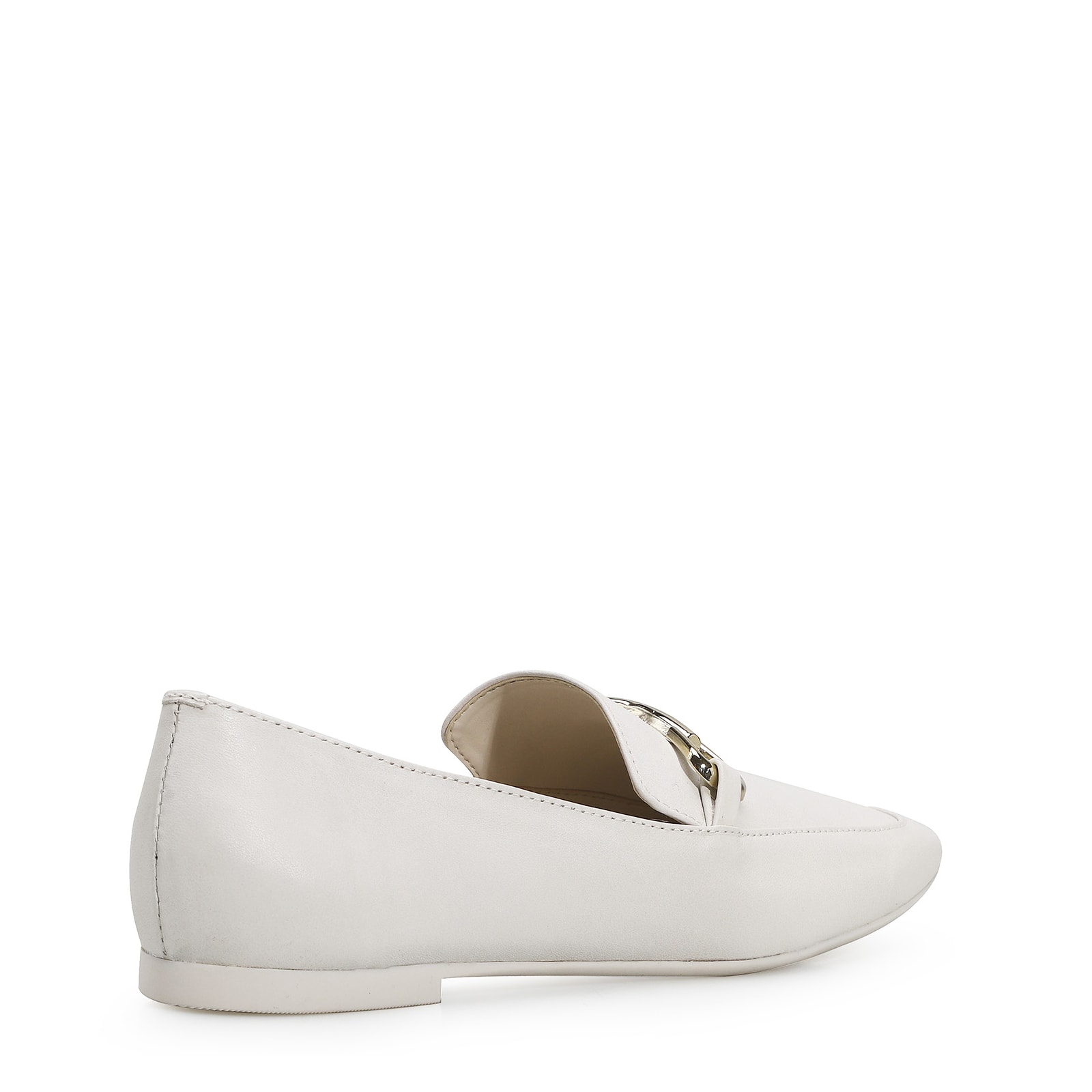 Mocassim Mercy Couro Off White