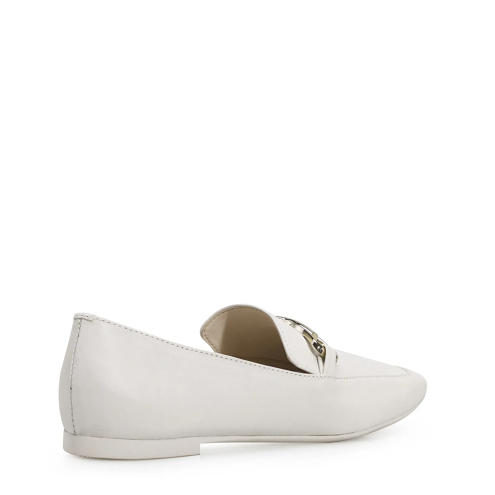 Mocassim Mercy Couro Off White