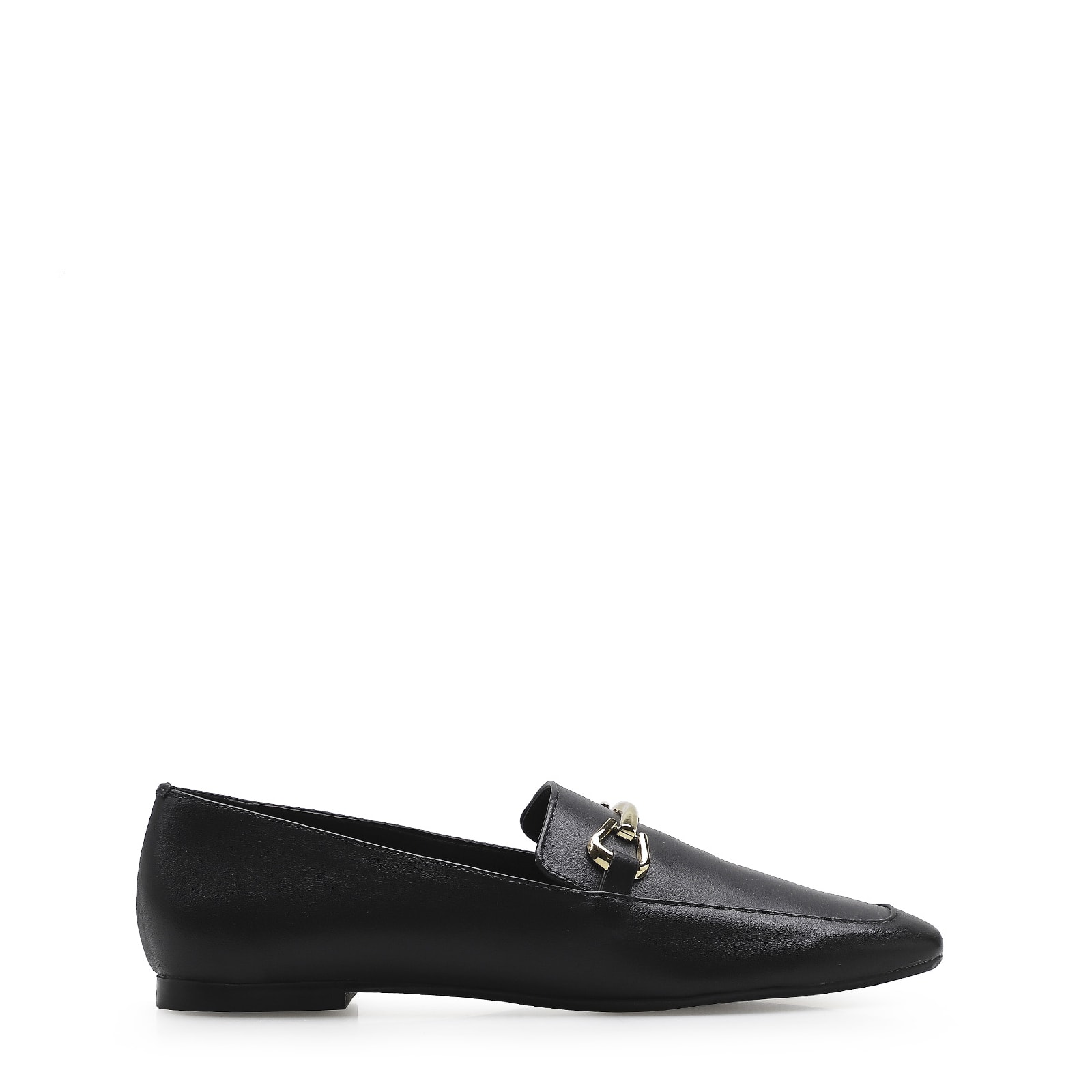 Mocassim Mercy Couro Preto