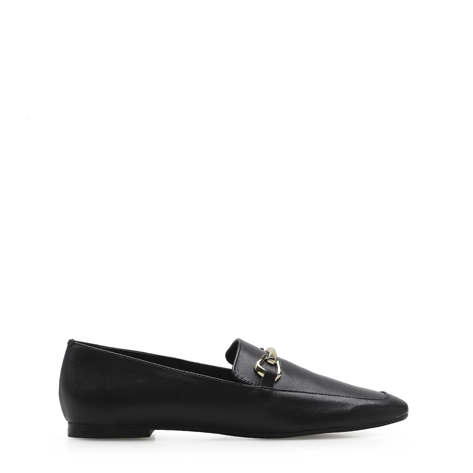Mocassim Mercy Couro Preto
