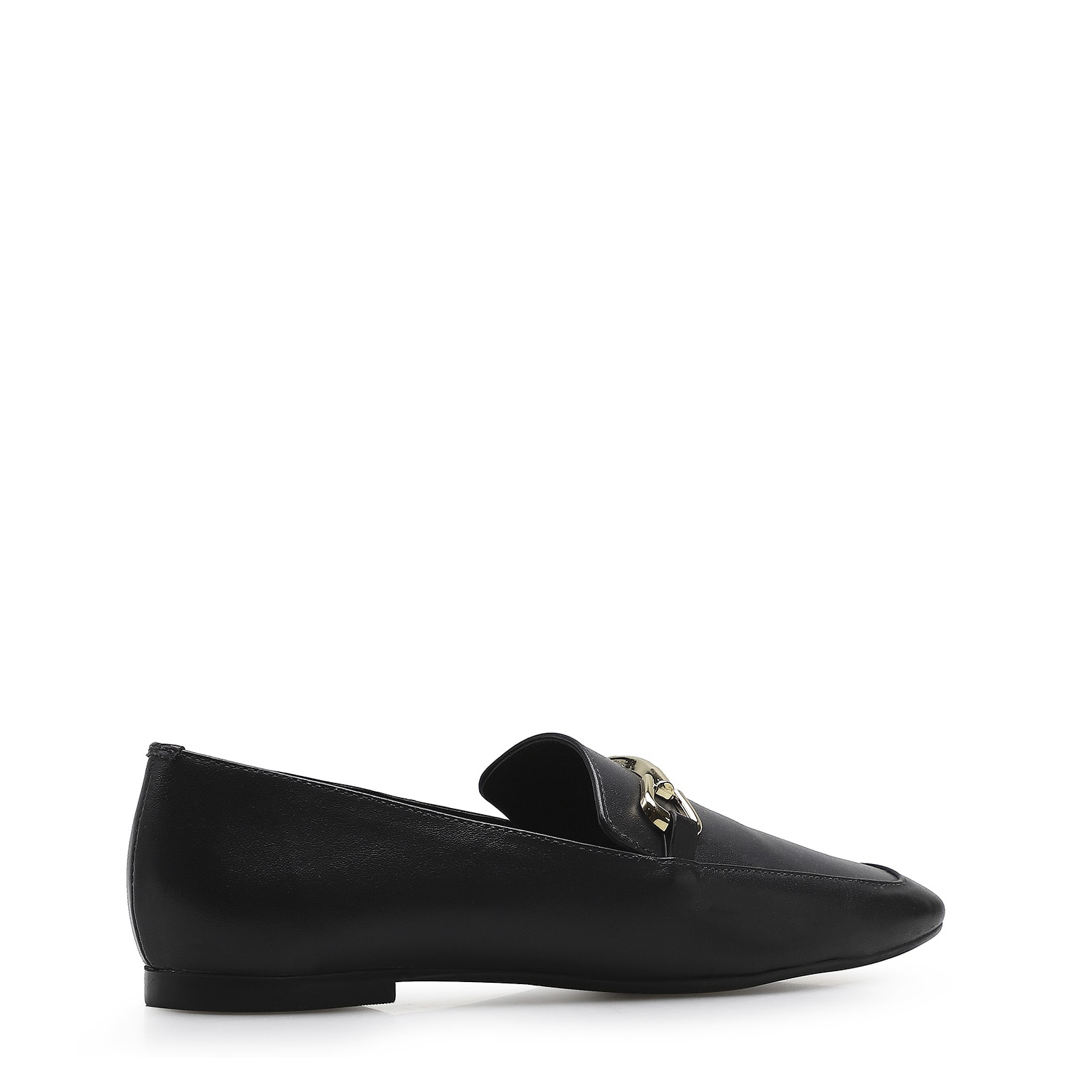 Mocassim Mercy Couro Preto