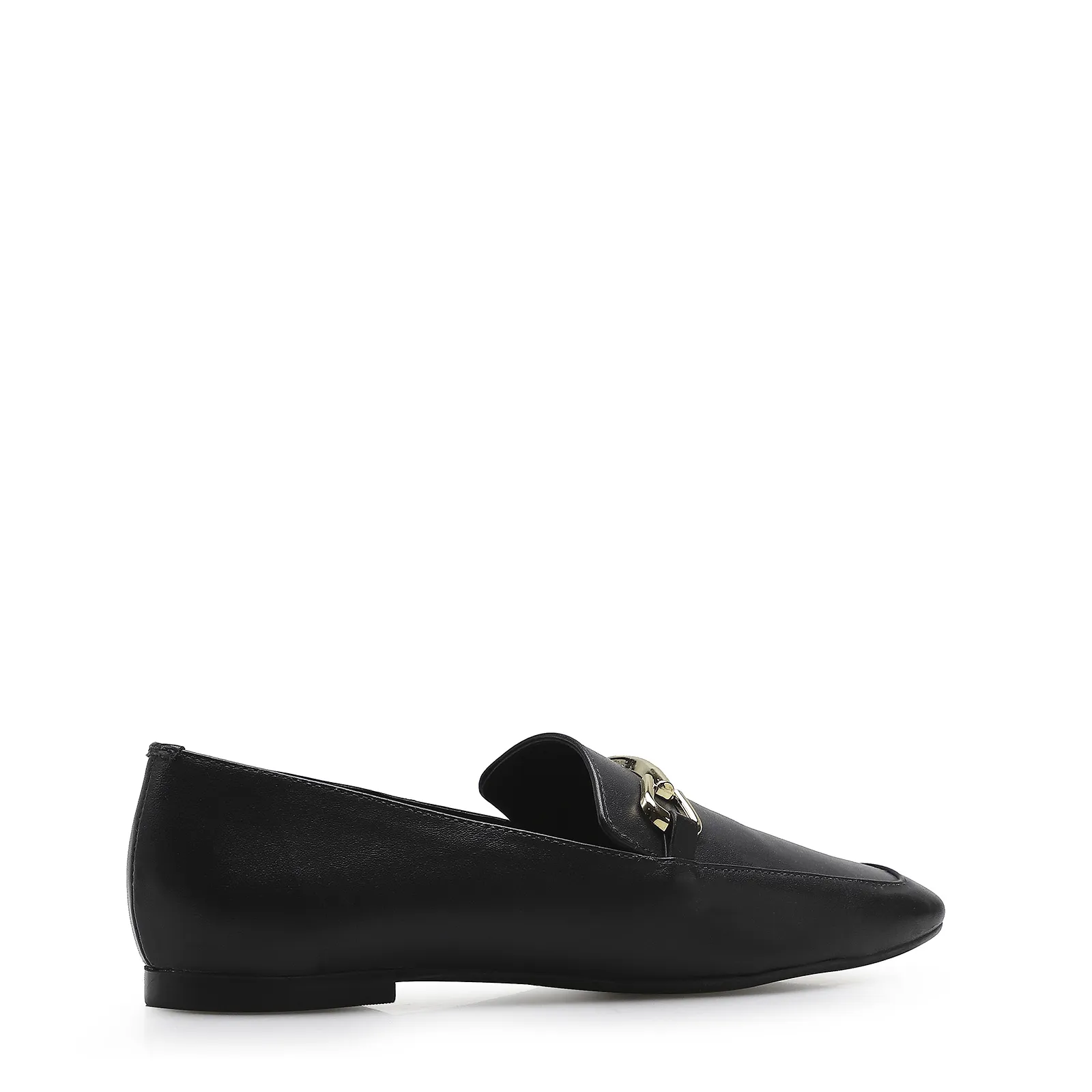 Mocassim Mercy Couro Preto