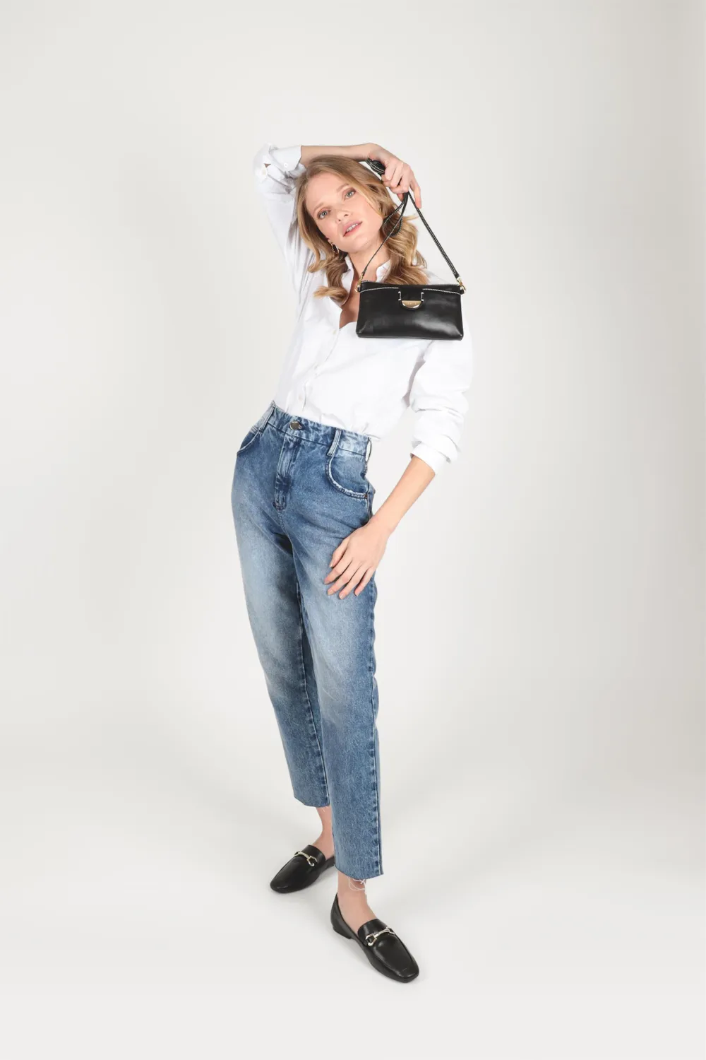 Mocassim Mercy Couro Preto - imagem 8
