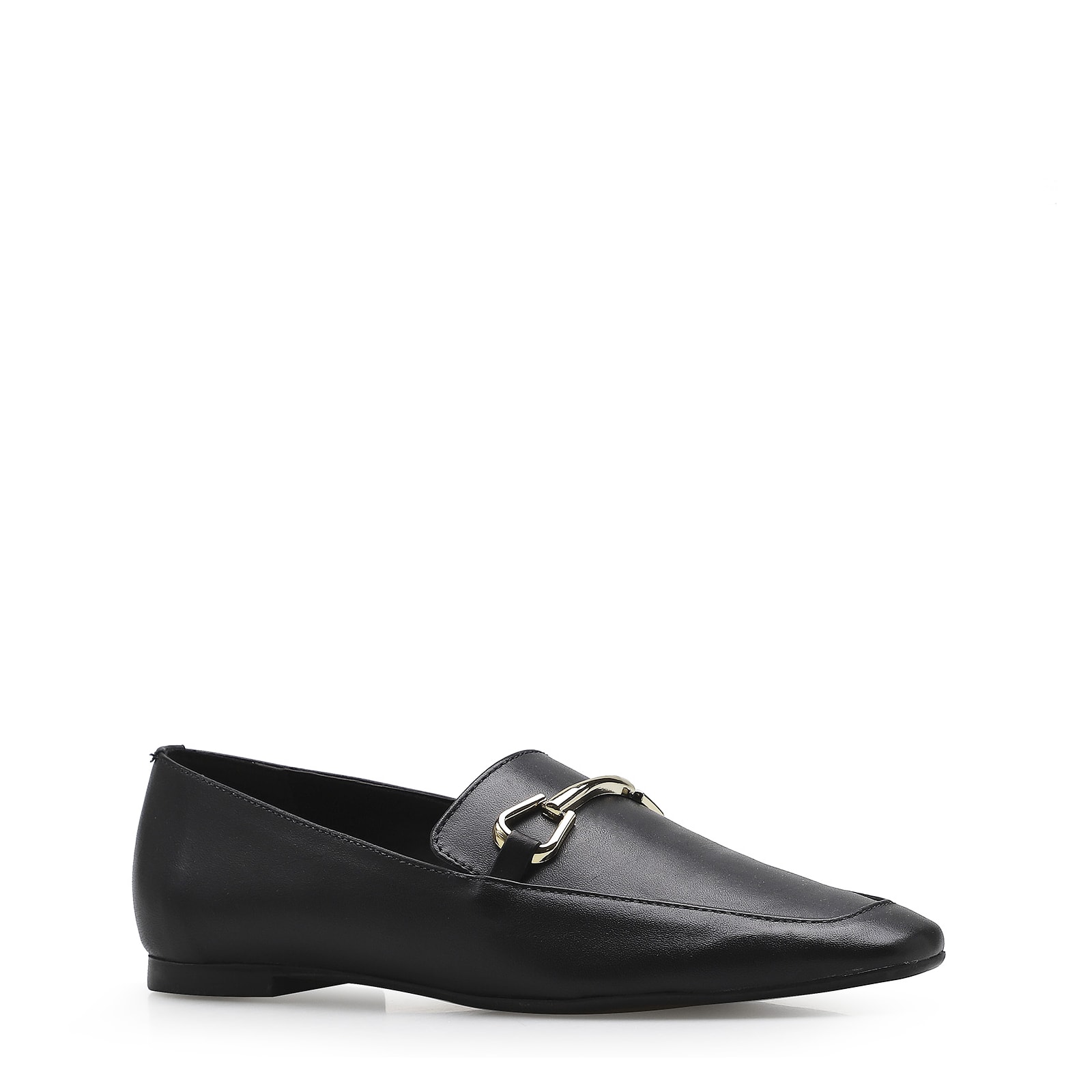 Mocassim Mercy Couro Preto