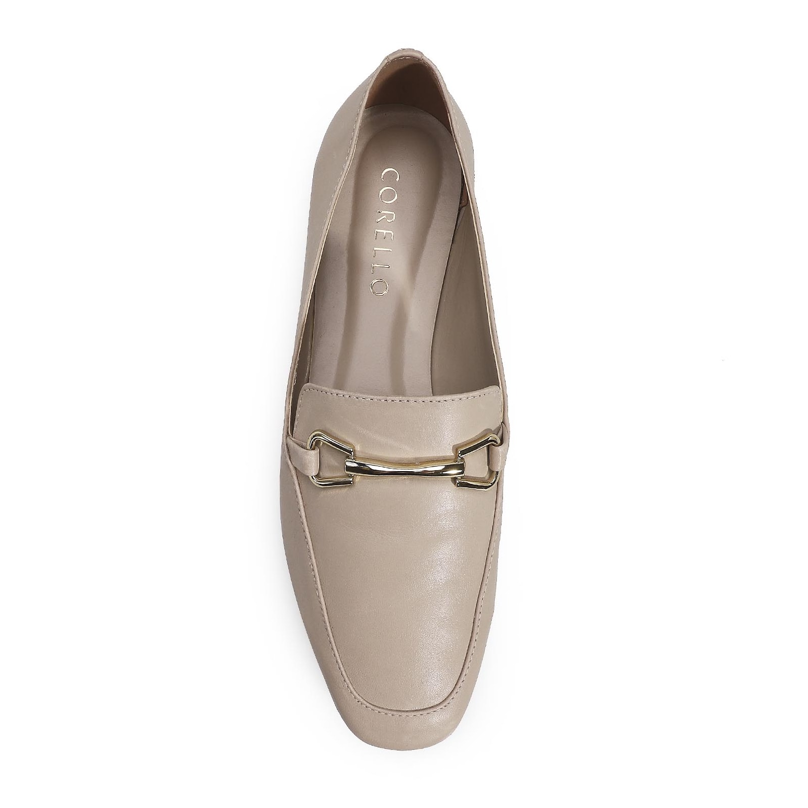 Mocassim Mercy Couro Taupe