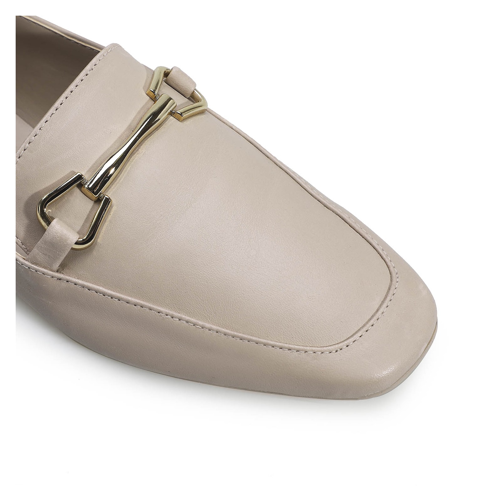 Mocassim Mercy Couro Taupe