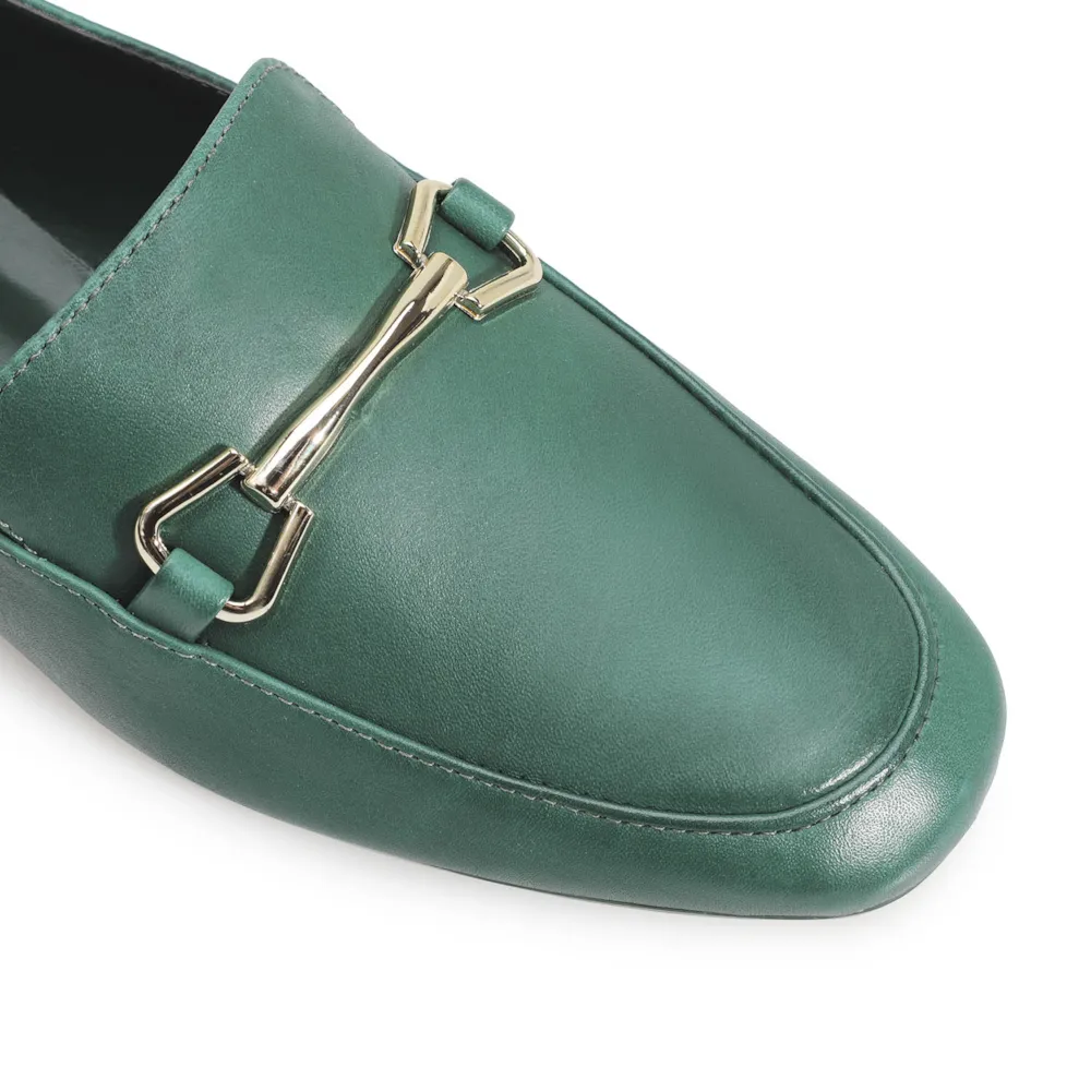 Mocassim Mercy Couro Verde - imagem 7