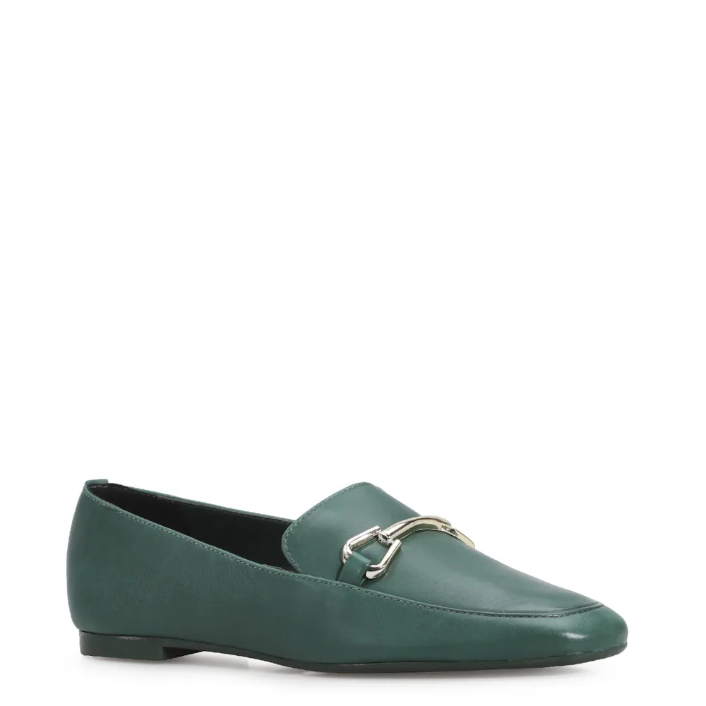 Mocassim Mercy Couro Verde