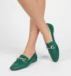 Mocassim Mercy Couro Verde - imagem 2