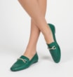Mocassim Mercy Couro Verde - imagem 2