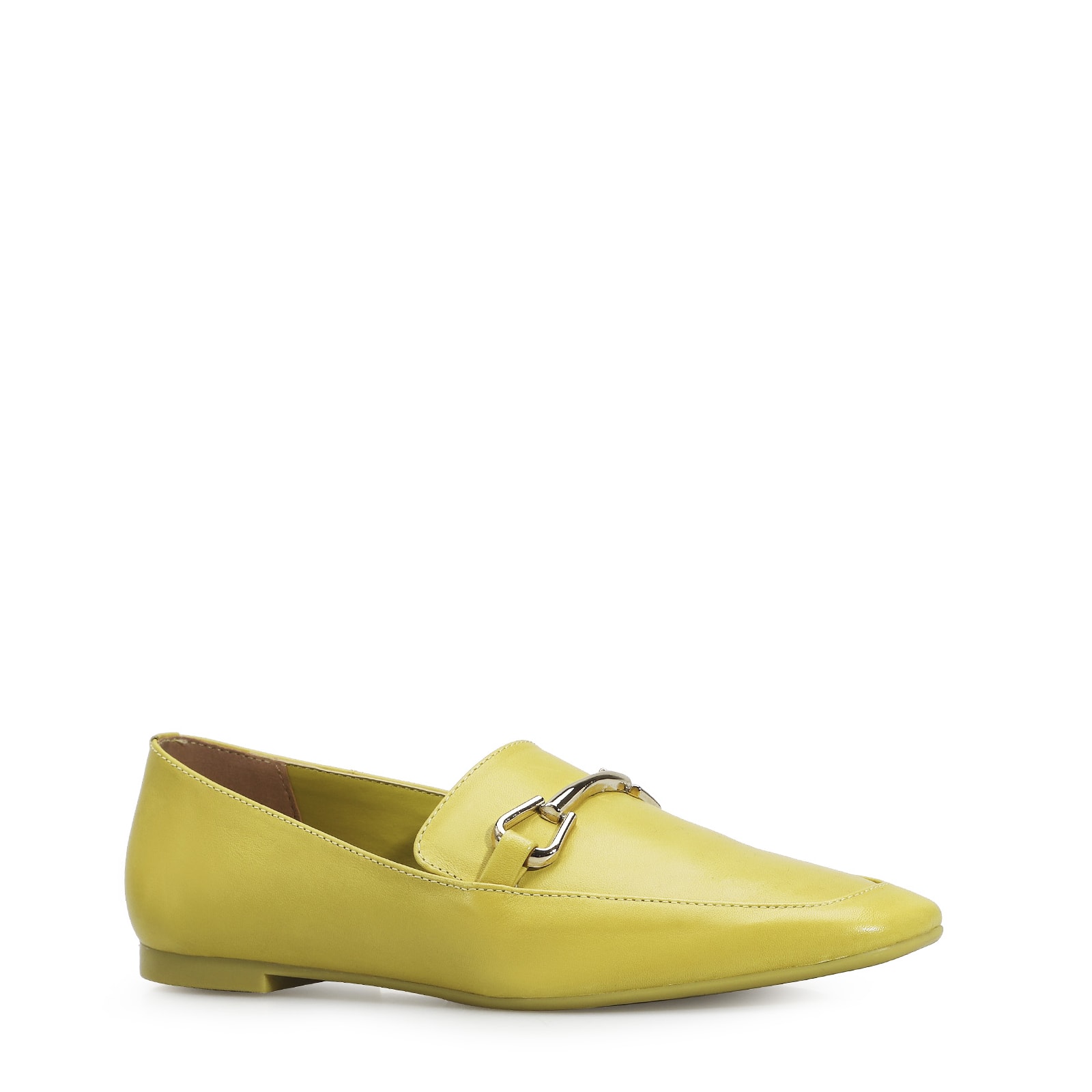 Mocassim Mercy Couro Verde Lima