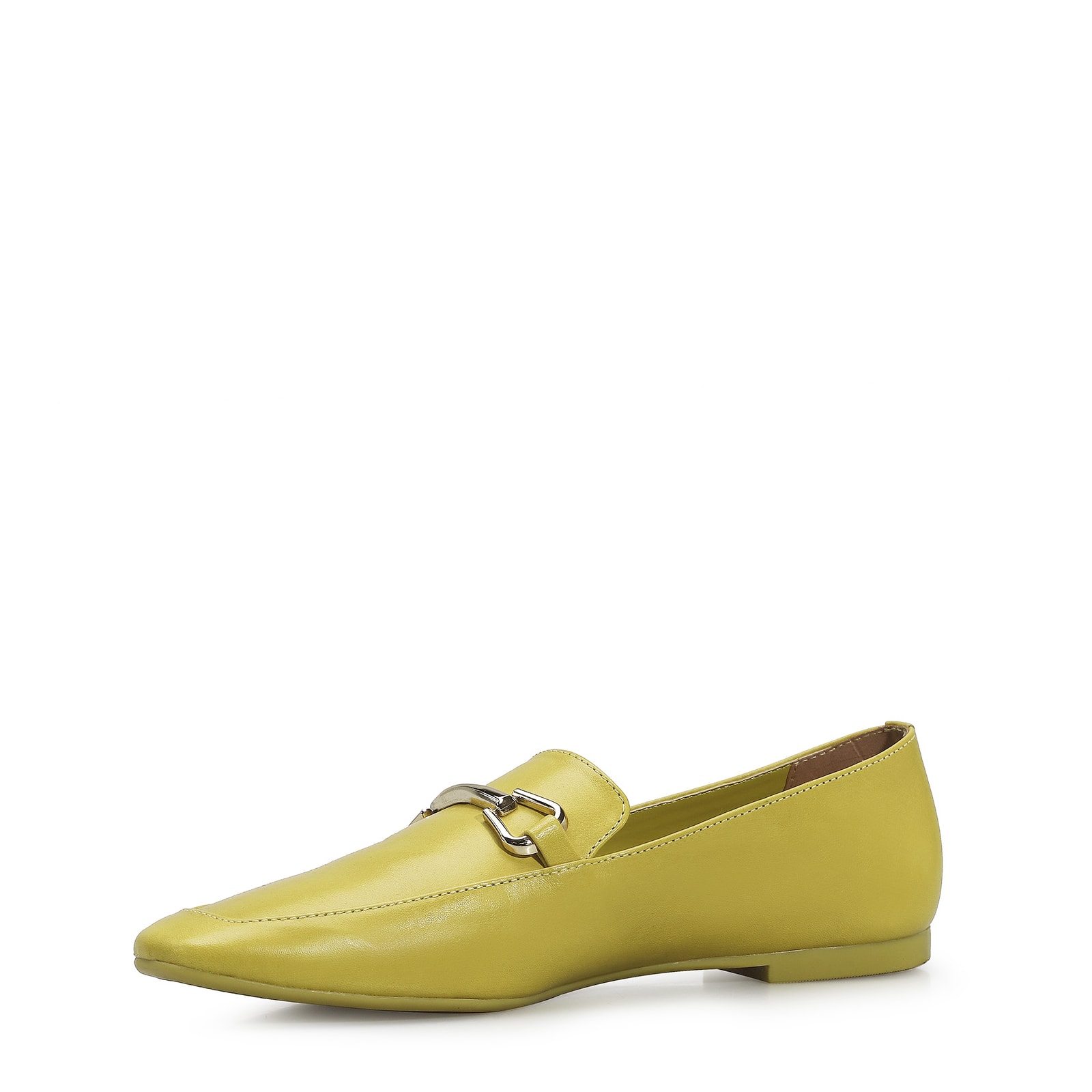 Mocassim Mercy Couro Verde Lima