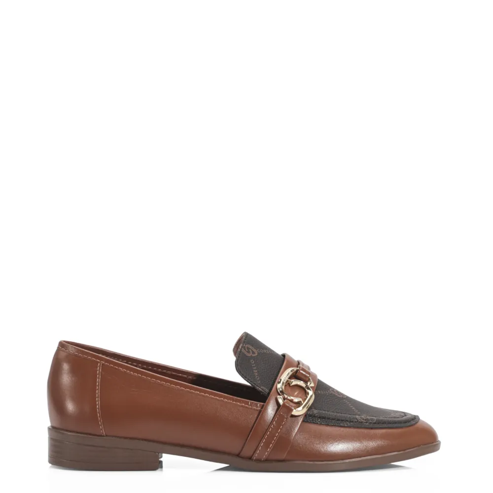 Mocassim Monograma/Couro Marrom - imagem 3