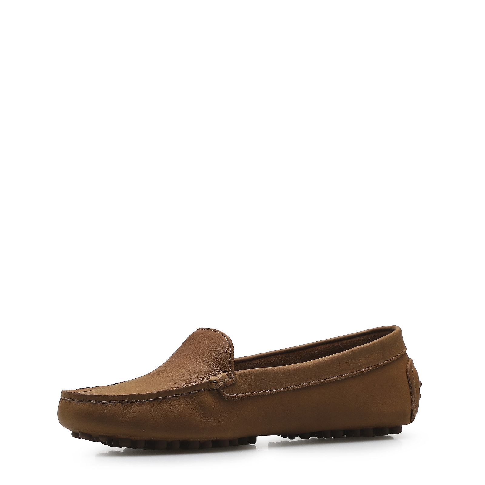 Mocassim Nobuck Caramelo