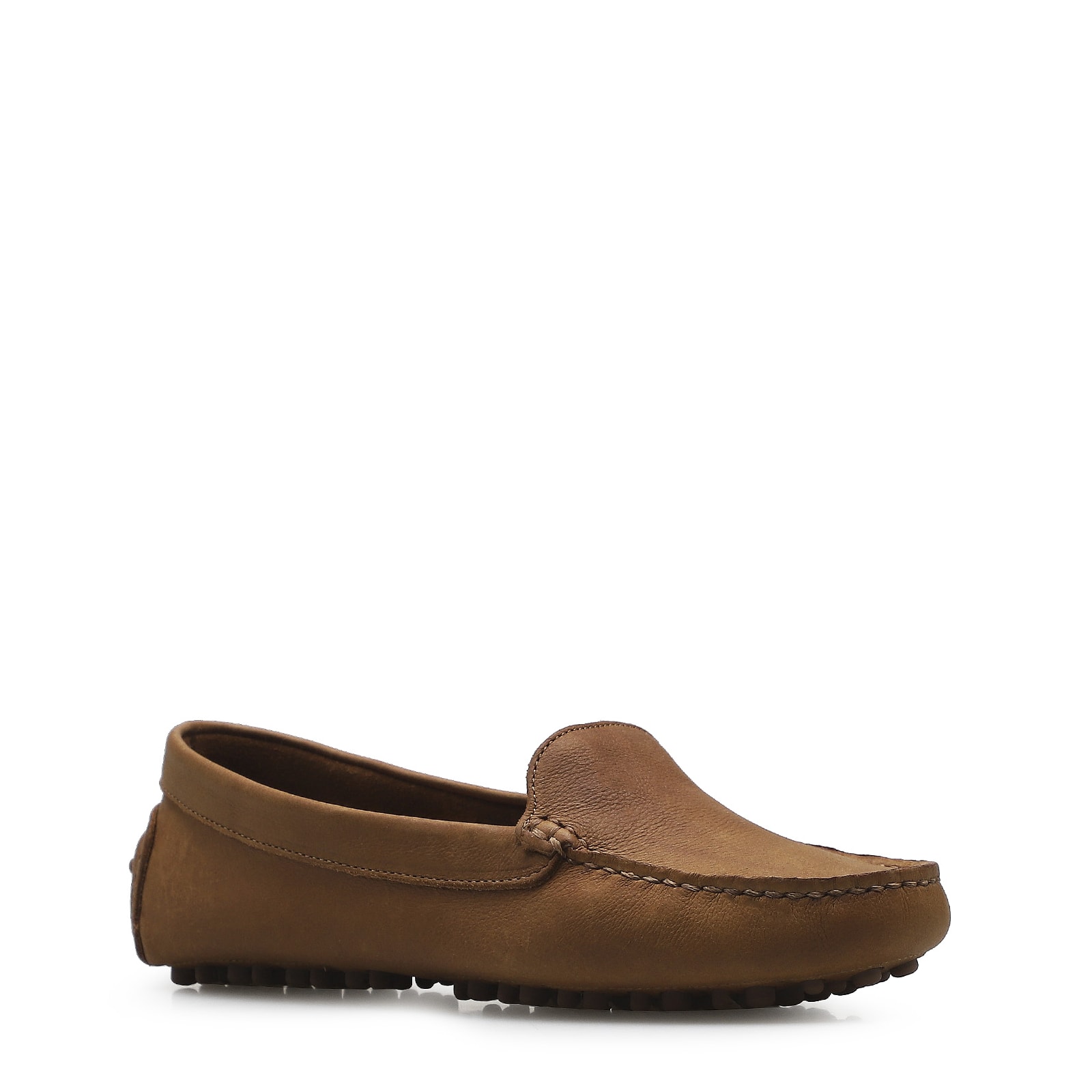 Mocassim Nobuck Caramelo