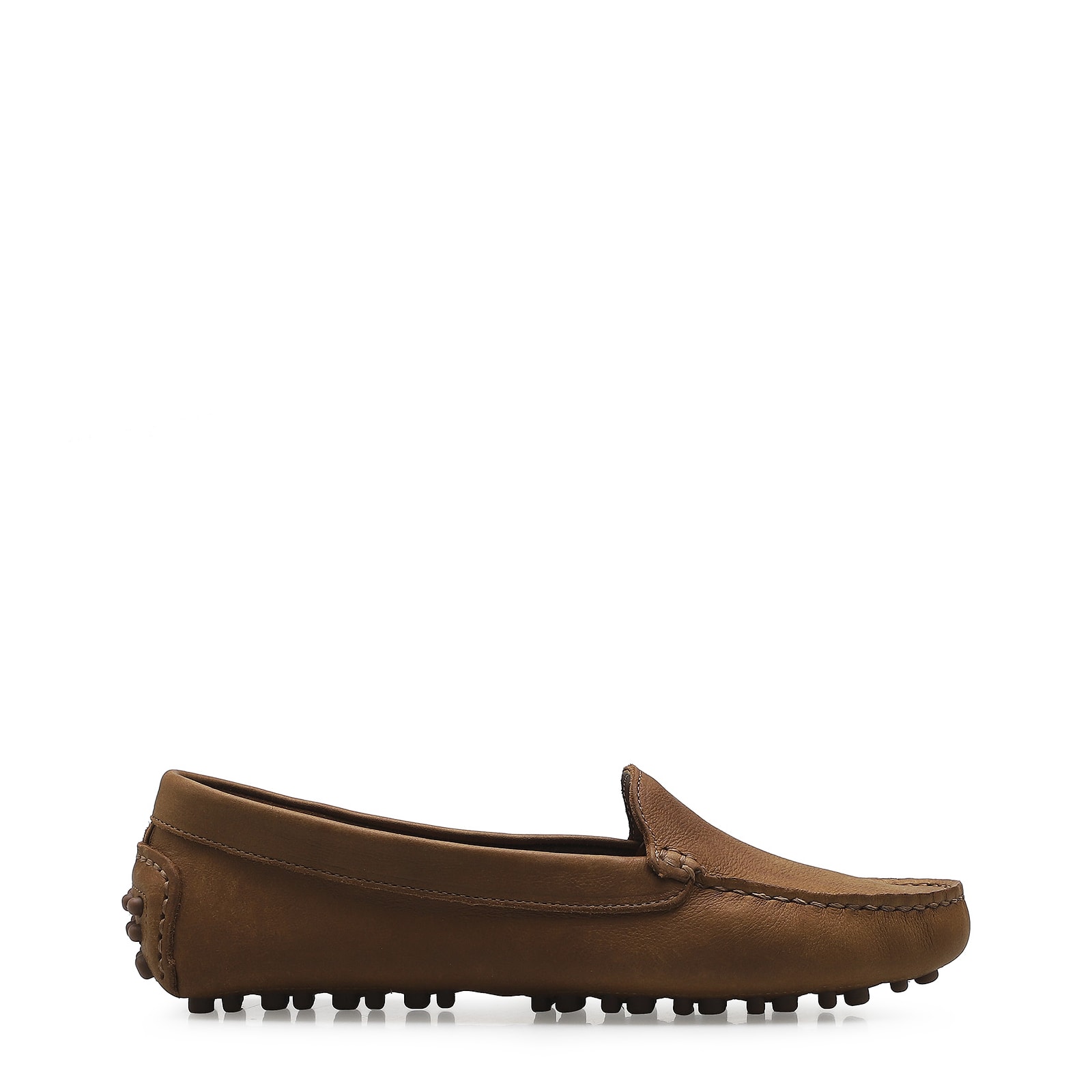 Mocassim Nobuck Caramelo
