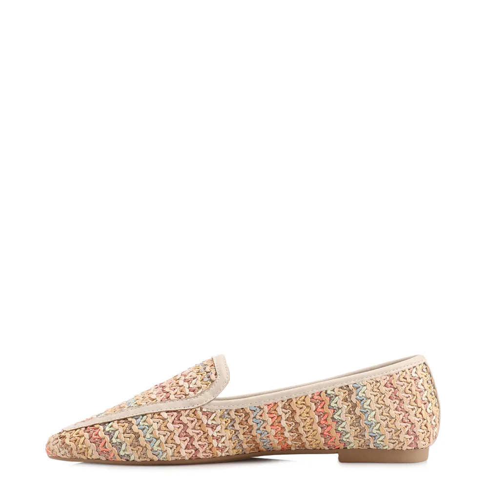 Mocassim Off White Alt Acabamento Ráfia Multicolor - imagem 4