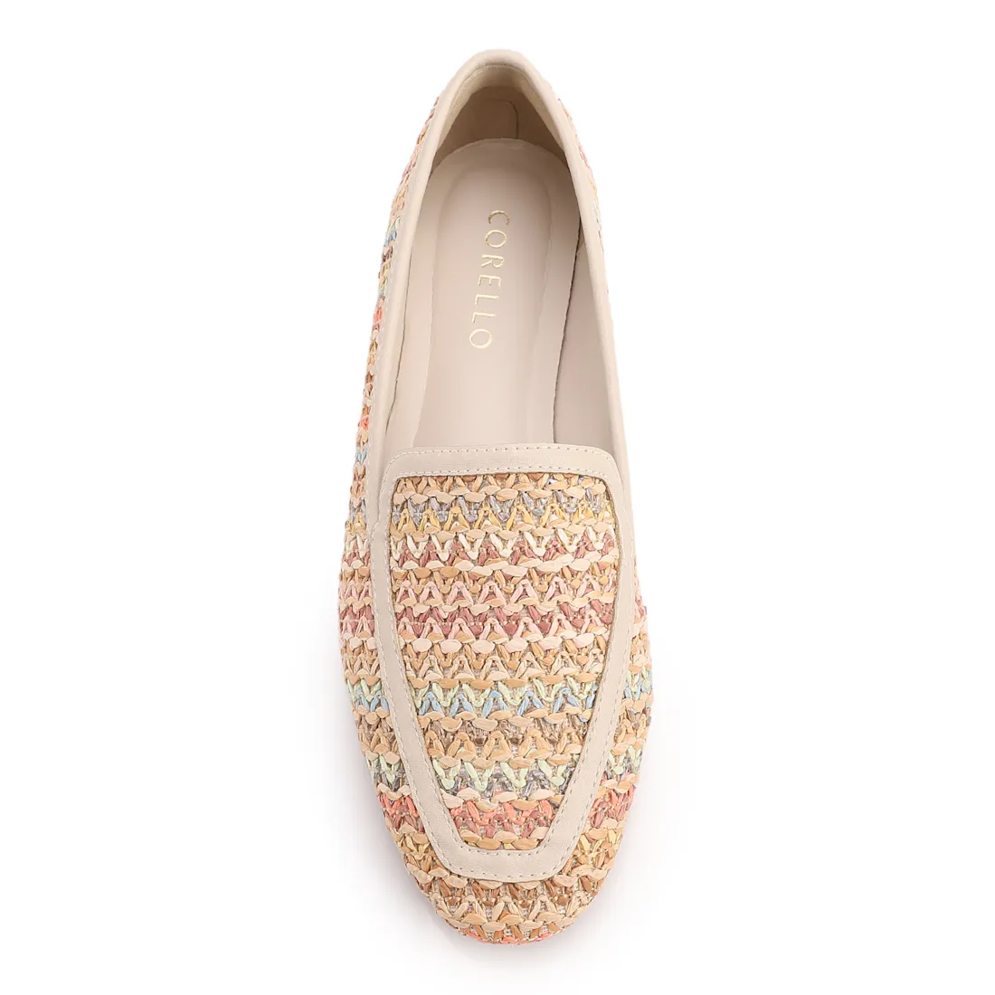 Mocassim Off White Alt Acabamento Ráfia Multicolor - foto 6