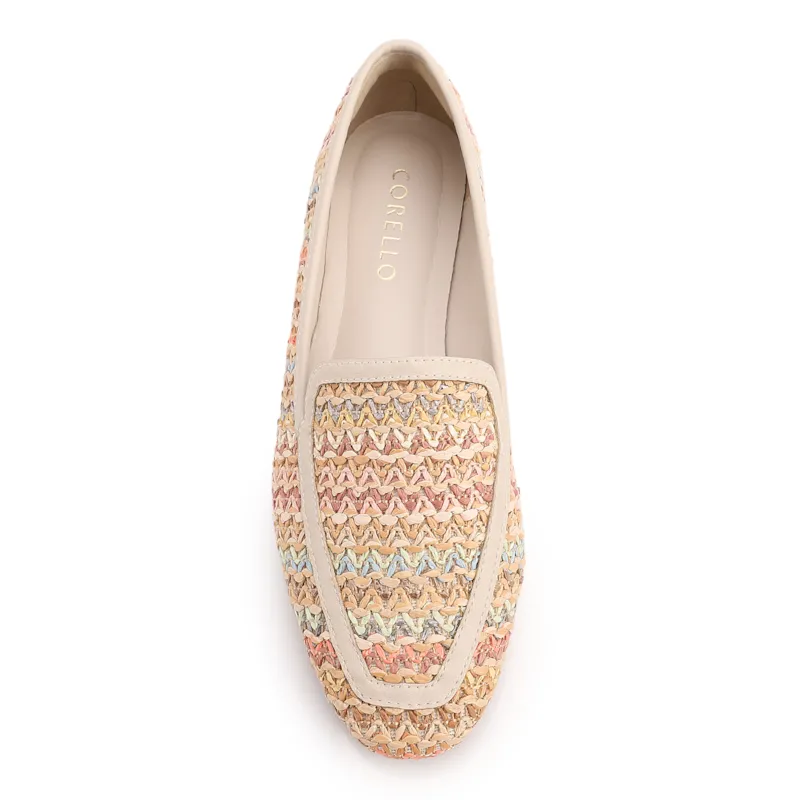 Mocassim Off White Alt Acabamento Ráfia Multicolor - foto 6