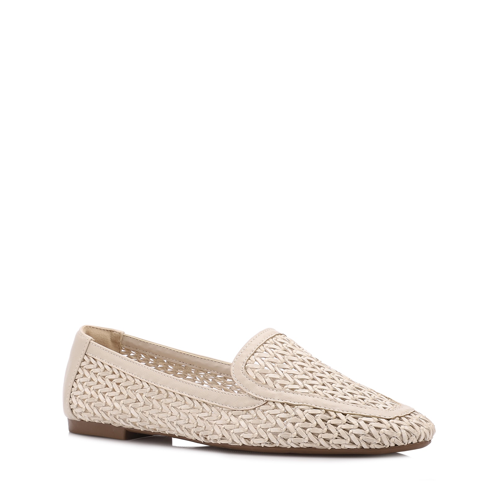 Mocassim Off White Alt Tramado