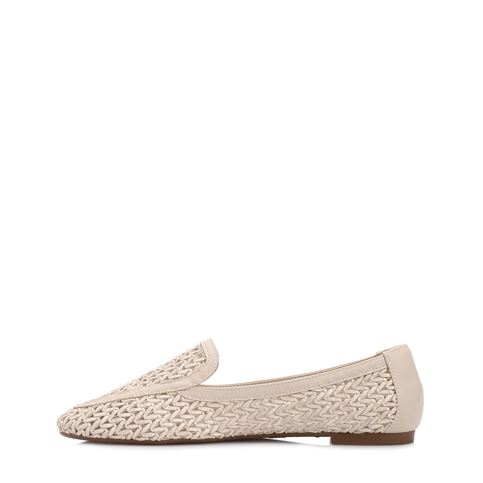Mocassim Off White Alt Tramado