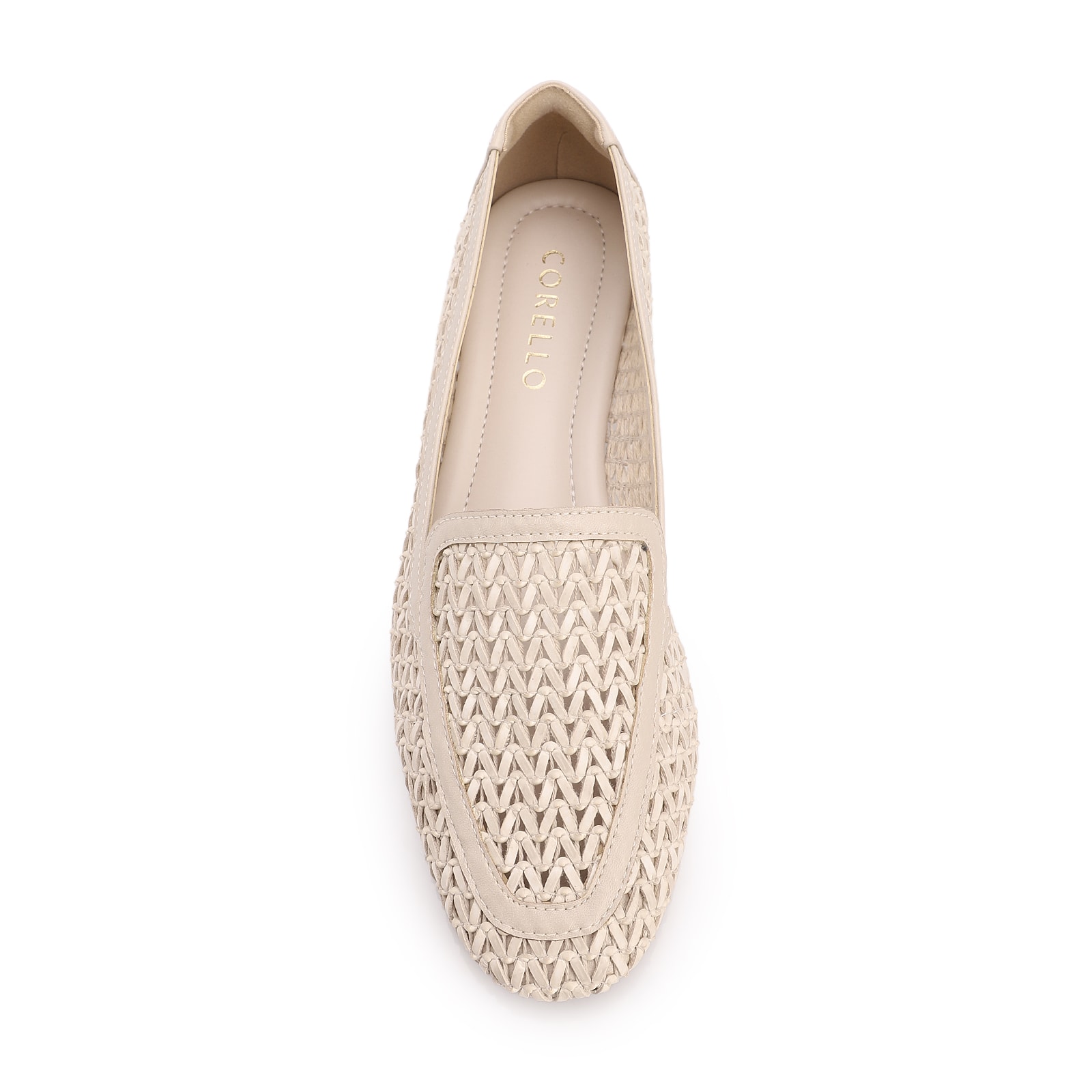 Mocassim Off White Alt Tramado