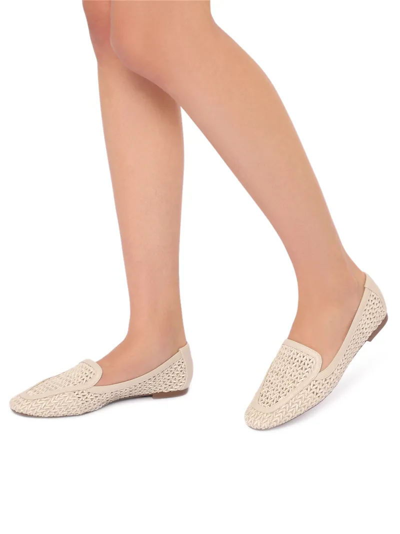 Mocassim Off White Alt Tramado - foto 2