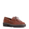 Mocassim Oxford Dockside Couro Camurça Marrom Escuro - imagem 1