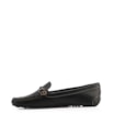 Mocassim Preto Couro Antique Tira Trançada Pespontos - imagem 4