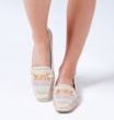 Mocassim Ráfia Colorida/Alt Off White - imagem 2