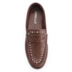 Mocassim Rebites Couro Marrom - imagem 5