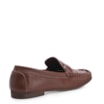 Mocassim Rebites Couro Marrom - imagem 3