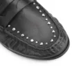 Mocassim Rebites Couro Preto - imagem 6
